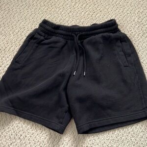 Black sweatshorts like new XS